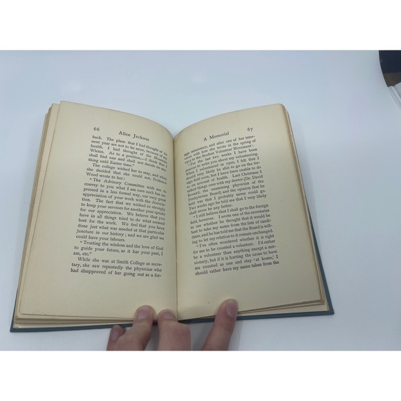 A Memorial of Alice Jackson by Robert E Speer 1906 Hardcover Illustrated - Picture 6 of 13